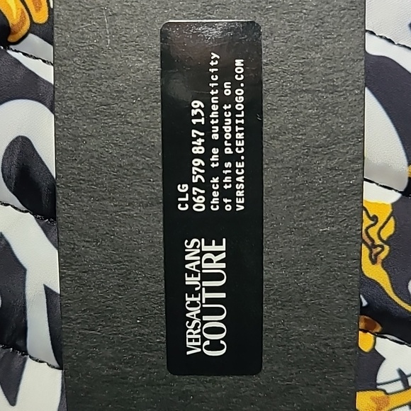 Authentic Versace Jean's Couture Tote Black/Gold - Picture 3 of 14